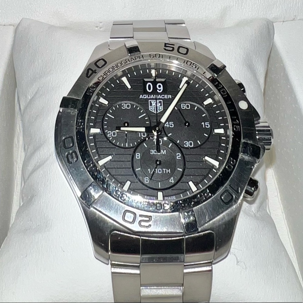 Tag Heuer Aquaracer Chronograph Men's Watch CAF101E RUG0485 Quartz